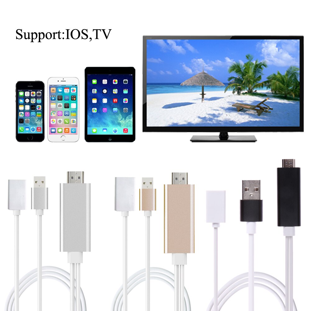 Bildschirmvideo  to 1080p kabel mit hdmi-anschluss für iphone 5/5s / 6/6, 6/6 s/s und -122175