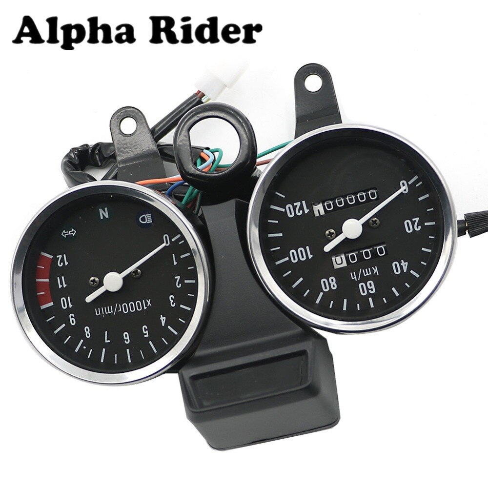 Motorcycle Speedometer Tachometer For Suzuki GN125 GN 125 Instrument Assembly