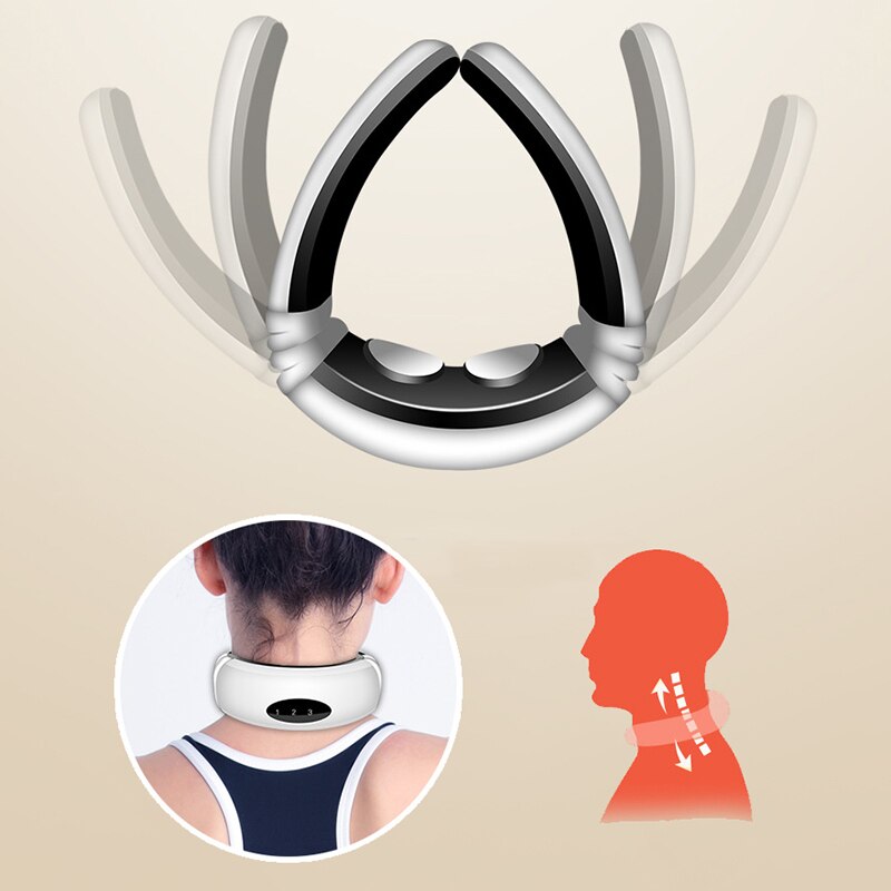 Masseur électrique pour le cou et le dos, masseur Intelligent pour le cou et les cervicales, 6 Modes de chauffage à infrarouge, soulagement de la douleur