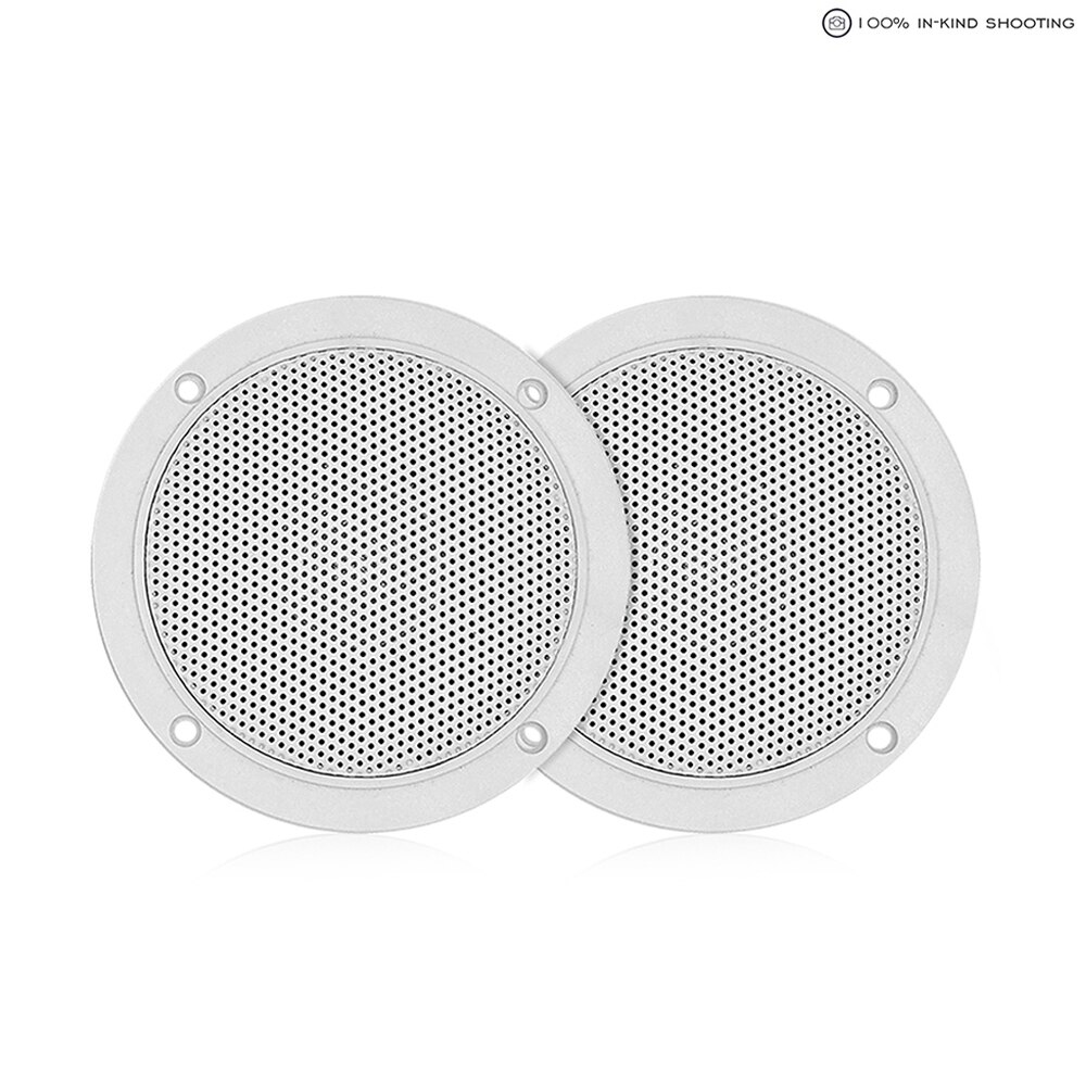 120W 4 inch Marine Waterproof Speakers Dual Full Range Stereo Motorcycle Outdoor Music Speakers For ATV UTV Boat SPA Golf Cart