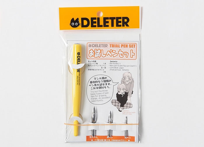 Deleter Trial Pen Set Dip Pen Set Pen Houder Maru-Pen/G-Pen/Saji Pen Cartoon mange Tekening Dip Pen Set