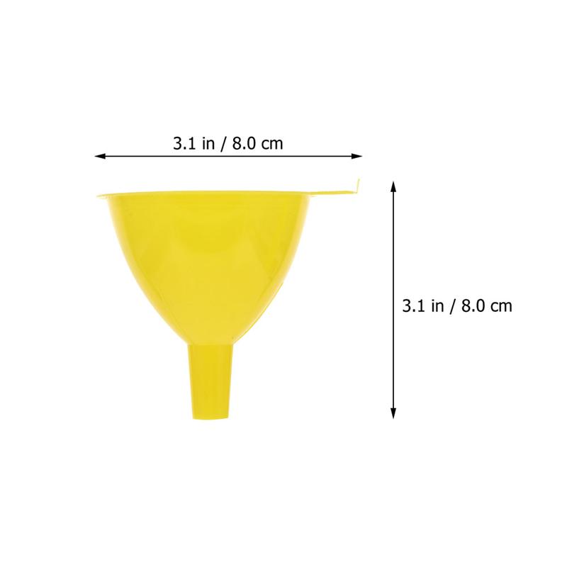 12pcs Small Plastic For Perfume Diffuser Bottle Mini Liquid Oil Funnels Lab Tools 60mm Hole Diameter Perfume Lotion Funnel
