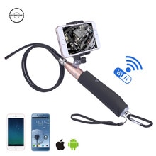 Endoscoop Camera Iphone Met Handvat Wifi Professionele Lens Inspectie Camera Handheld IP67 Riool Snake Tube Camera Ios 1M Snake