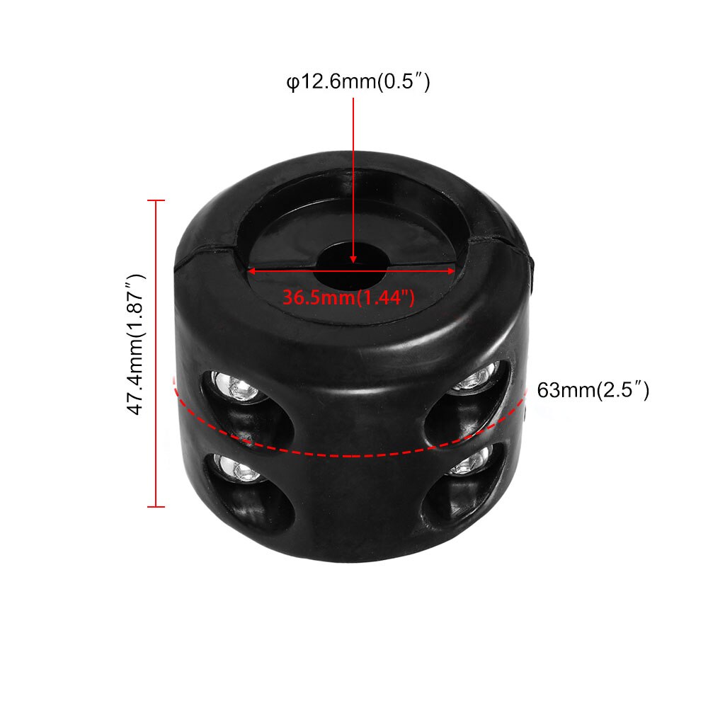 Car Styling Cable Hook Stop Stopper Rubber Cushion for ATV UTV Winch