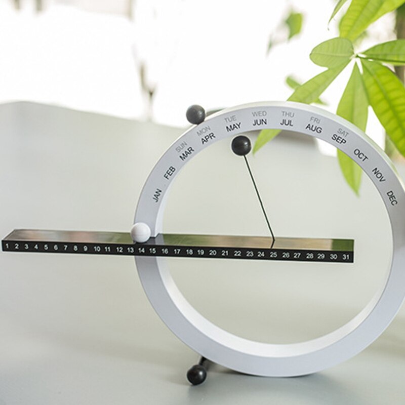 Table Calendar Nordic Style Manual Desk Calendario,Time Perpetual,for Home Decoration