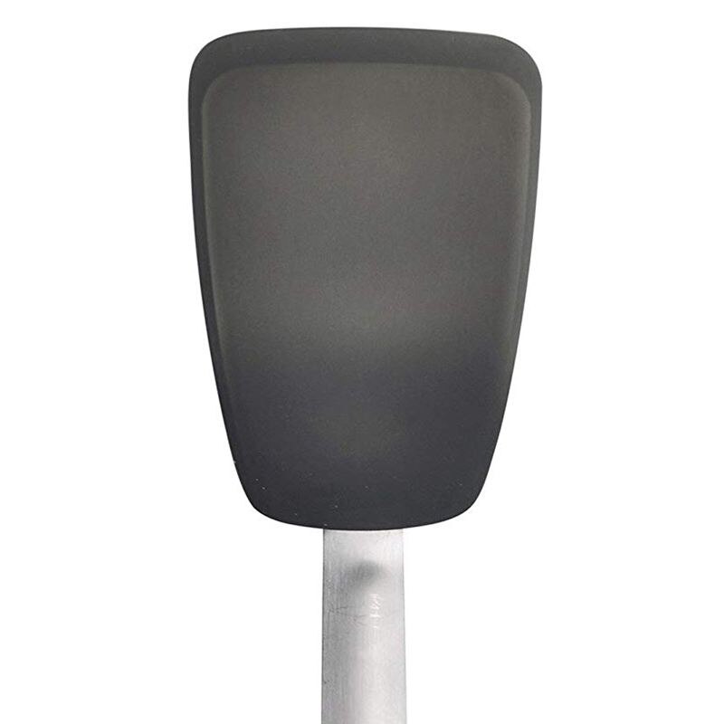Flexible Silicone Spatula Turner Perfect for Flipping Eggs Burgers Crepes and More