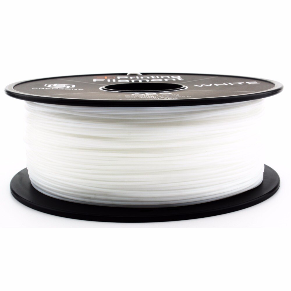 CREOZONE ABS Plastic Filament for 3D Printer 1.75mm 1KG (2.20LBS) 3D Printing Materials 3D Printer ABS Plastic White
