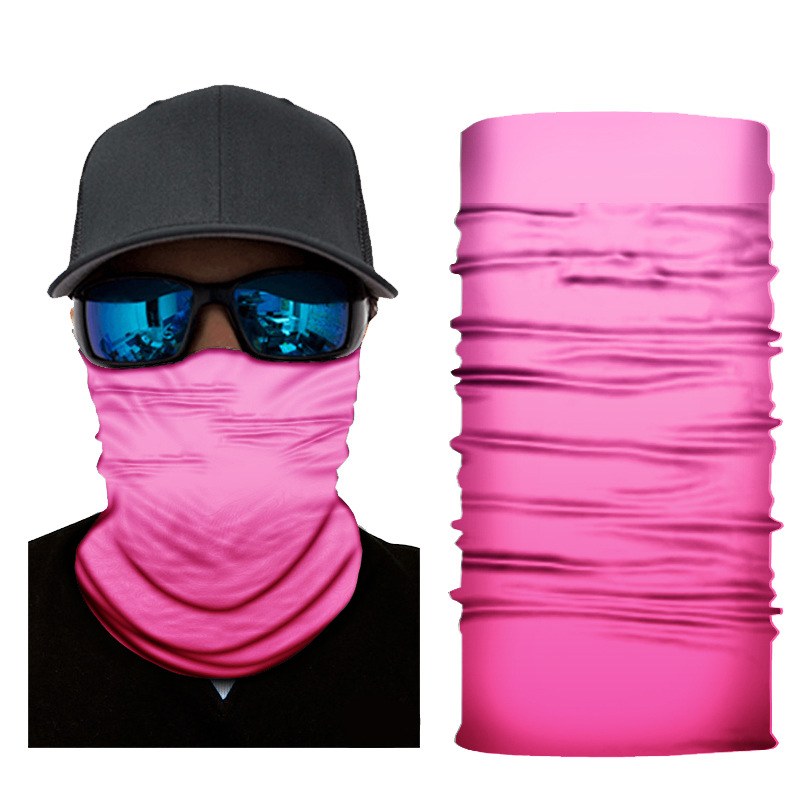 Gradient Magic Seamless Cycling Bandanas Men Balaclava Bycycle Fishing Mask Protection Half Face Shield Bicycle Bandage: black