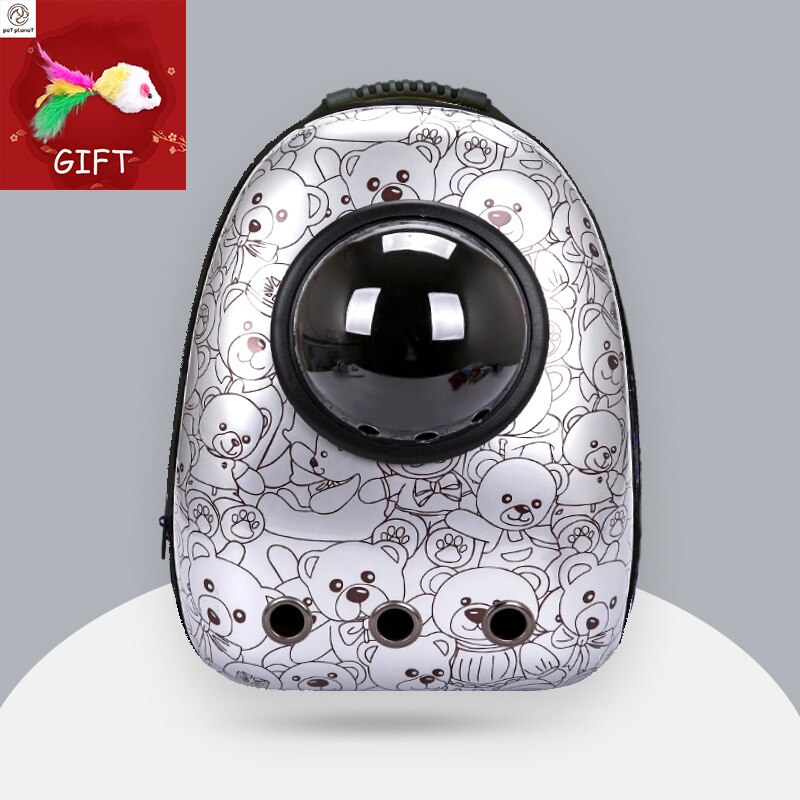 Window Transport Carrying Breathable Travel Bag Bubble Astronaut Pet Dog Space Capsule Cat Carrier Backpack: 3-8