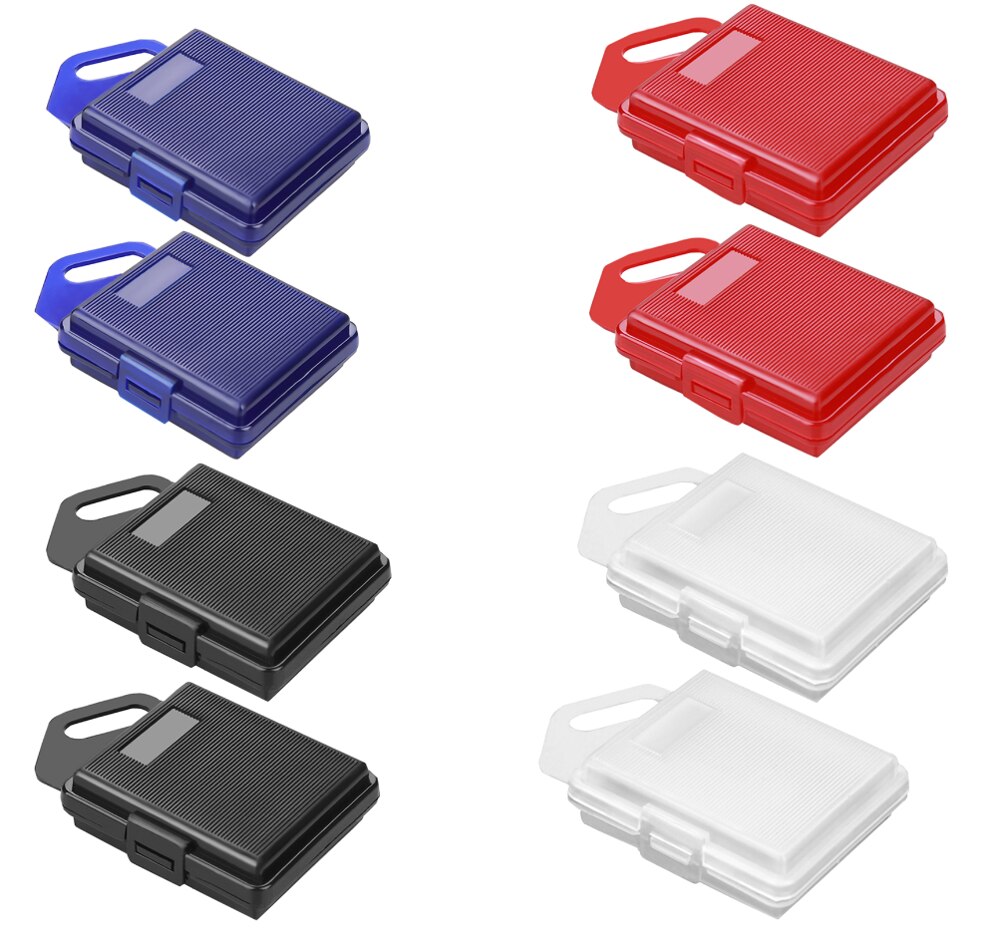 Battery Protective Storage Box Case for Go Pro Hero 9 8 7 6 5 4 3 2 Xiaomi Yi MiJia 4k Eken H9 NP BX1 Camera Accessories: 4 colors 8 boxes