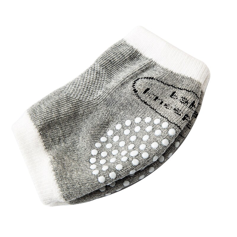 1 Paar Baby Knee Pad Kids Veiligheid Kruipen Elleboog Kussen Baby Kinderen Katoen Antislip Knieschijf Mesh Ademend Kindje been Warmer: gray