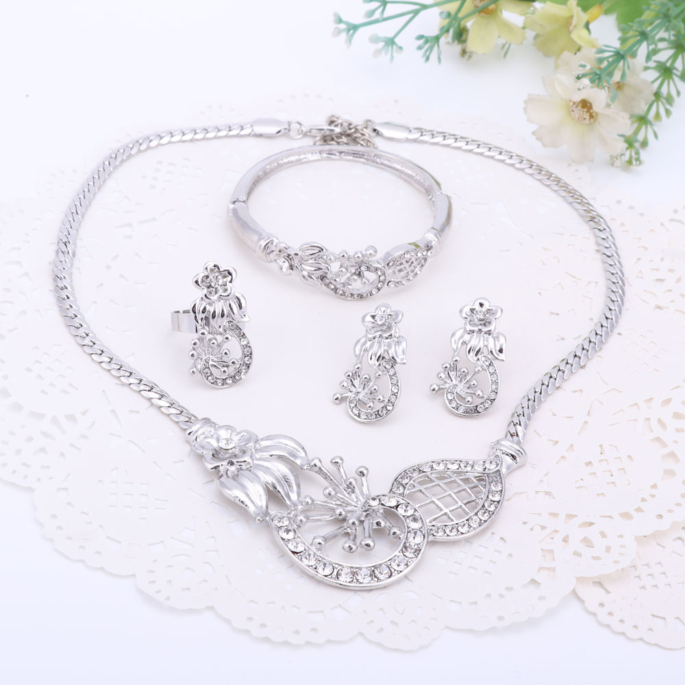 African Wedding Jewelry Sets African Women Necklace African Beads Jewelry Sets Indian Jewelry