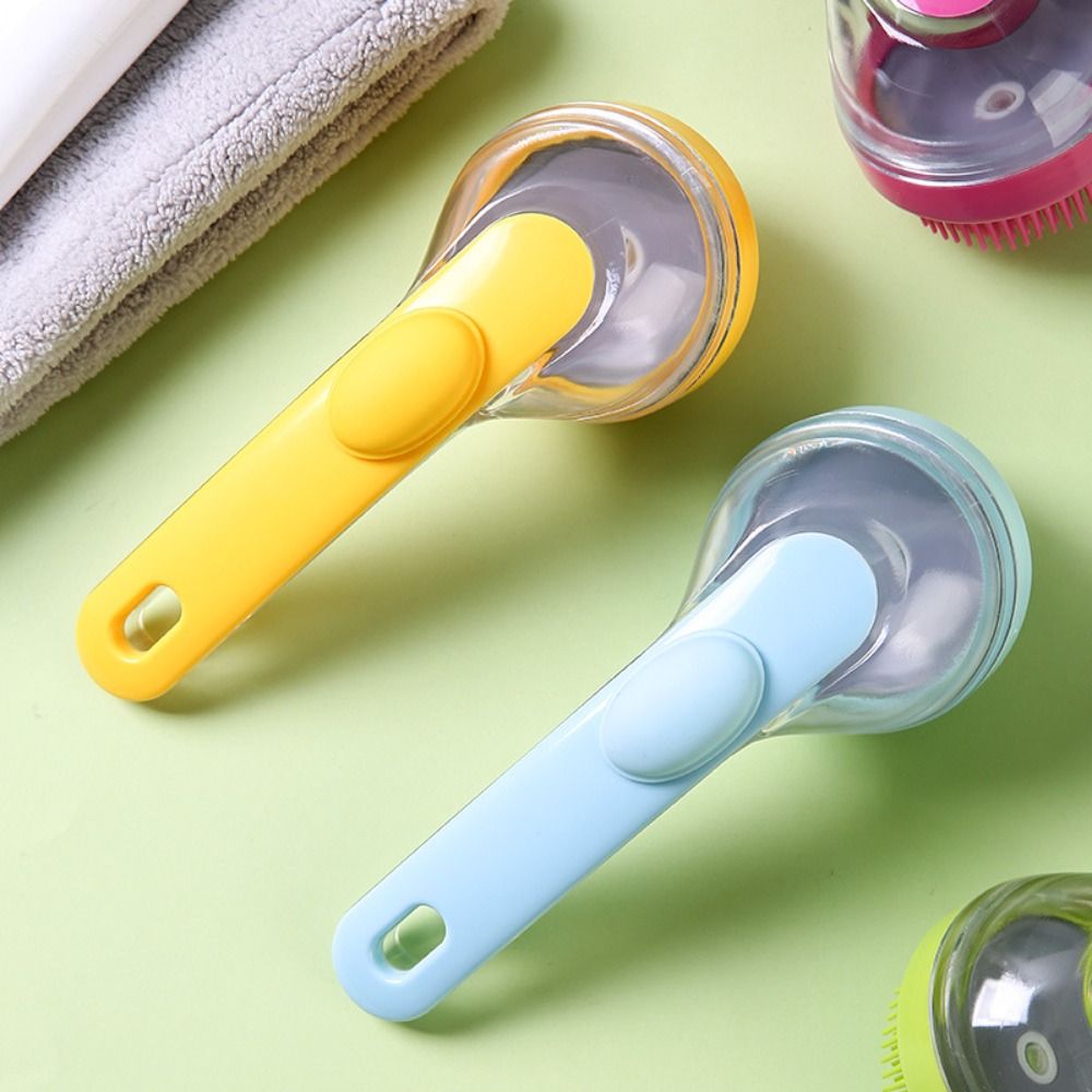 Brosse de Bain pour Animaux - Manche Long Douche Peigne - Brosse de Toilettage Chat Chien - Brosses de Nettoyage