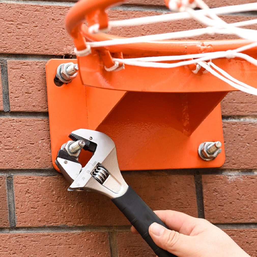 Wide Adjustable Wrench Universal Spanner Key Nut Wrench 8 Inch 10 Inch Large Opening Adjustable Spanner Repair Hand Tools