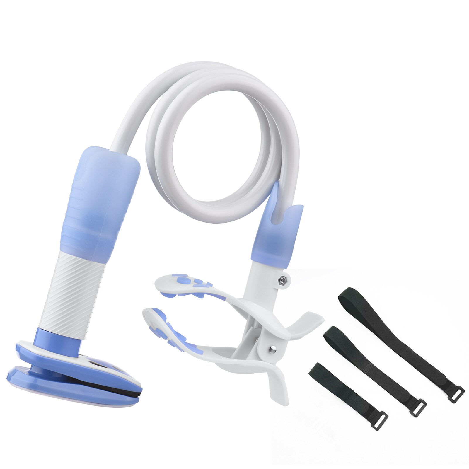 Soporte para Monitor de bebé, montaje giratorio de 105cm con cinta de sujeción, apto para la mayoría de monitores, cuna para bebés y niños
