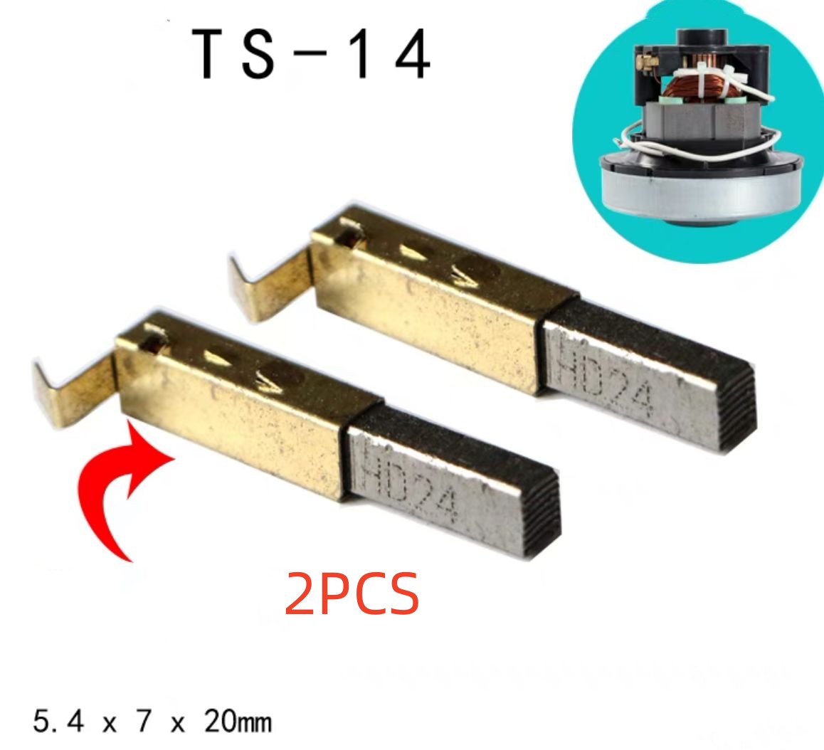 motor replacement carbon motor brushes for universal dc domel industrial vacuum cleaner feeding machine carbon motor brush parts: Gold