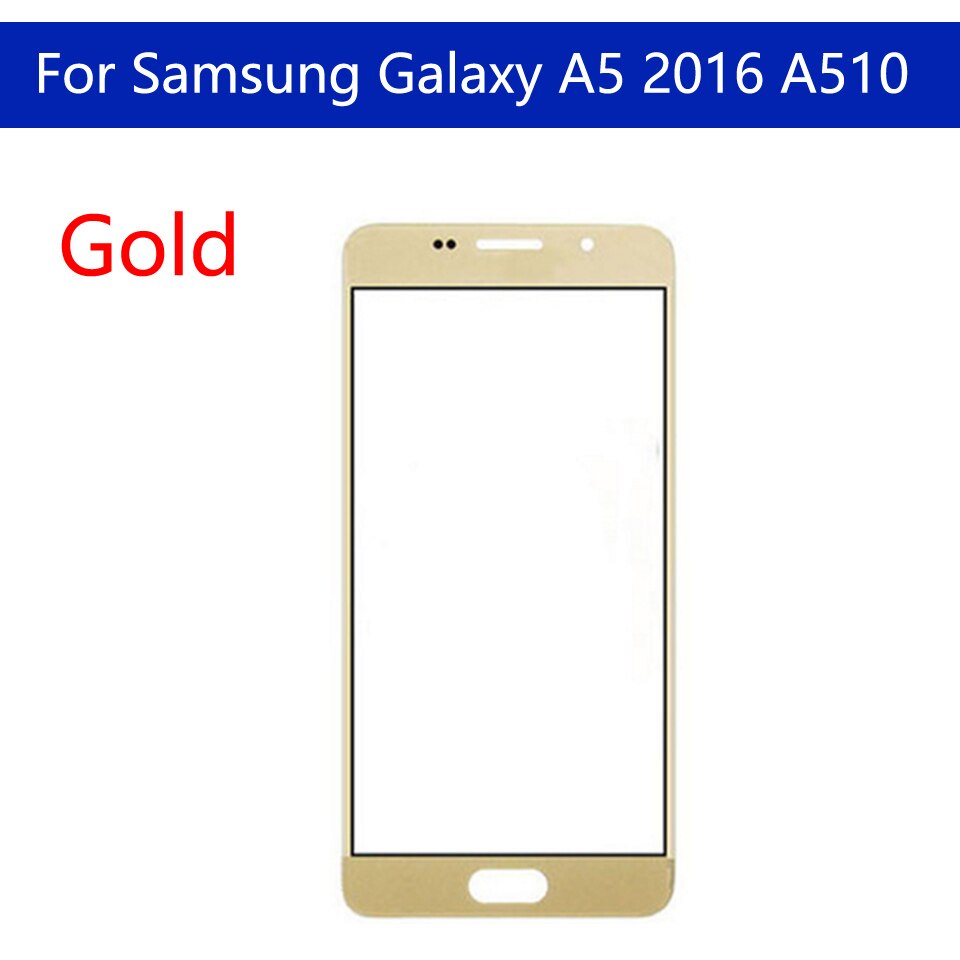 TouchScreen per Samsung Galaxy A5 2016 A510 Touch Screen pannello frontale lente in vetro esterno 5.2&quot;