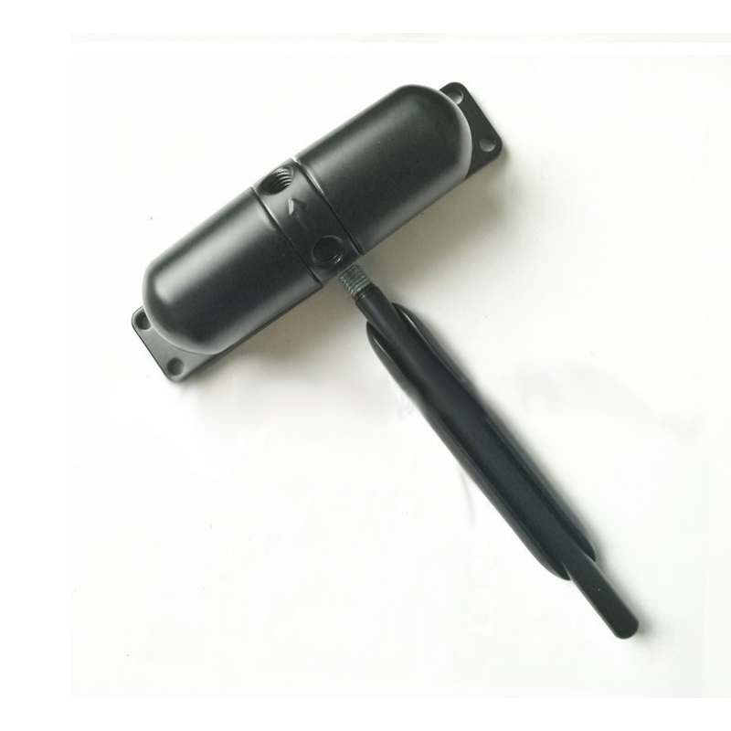 White Spring Closing Door Zinc Alloy Adjustable Surface Mounted Automatic Door Closer Fire Rated Door Stopper Door Hardware: black