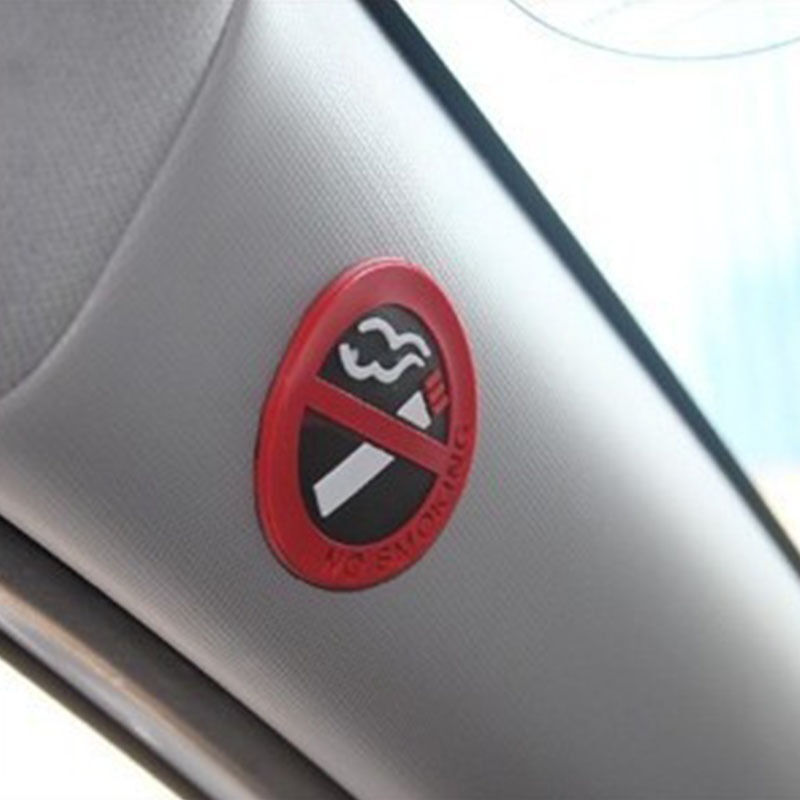 Auto Rubber Stickers Niet Roken Waarschuwing Logo Auto Taxi Decal Stickers