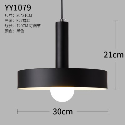 Drie scandinavische kroonluchters restaurantlamp led moderne minimalistische barlamp aluminium industriële wind: Zilver