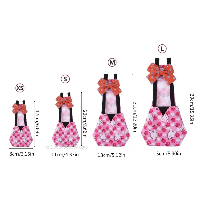 Fralda de frango à prova d'água, roupas para animais de estimação, pato, reutilizável, respirável, fantasia de aves, fraldas com decoração de laço para gansos, galinhas