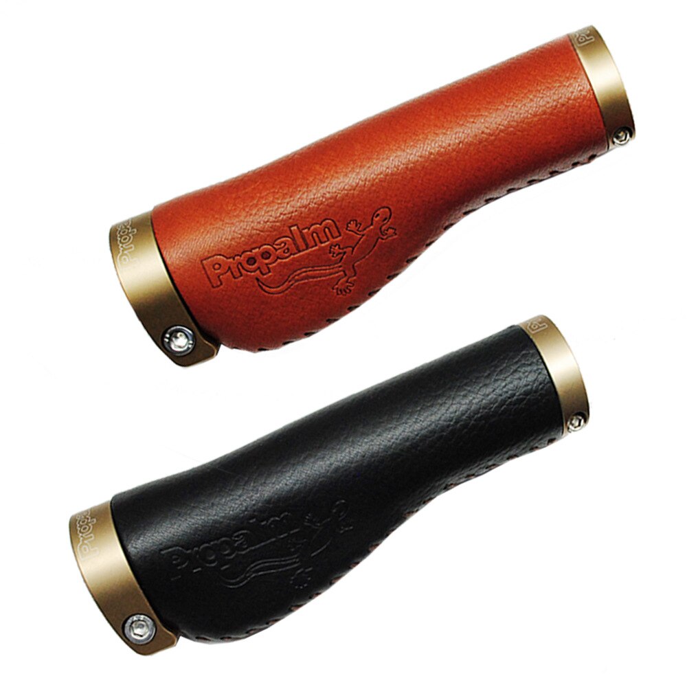 Fiets Grip Vintage Lederen Vlees Bal Vervormd Grip Comfortabele Fiets Accessoires Fiets Mountainbike Lederen Grip