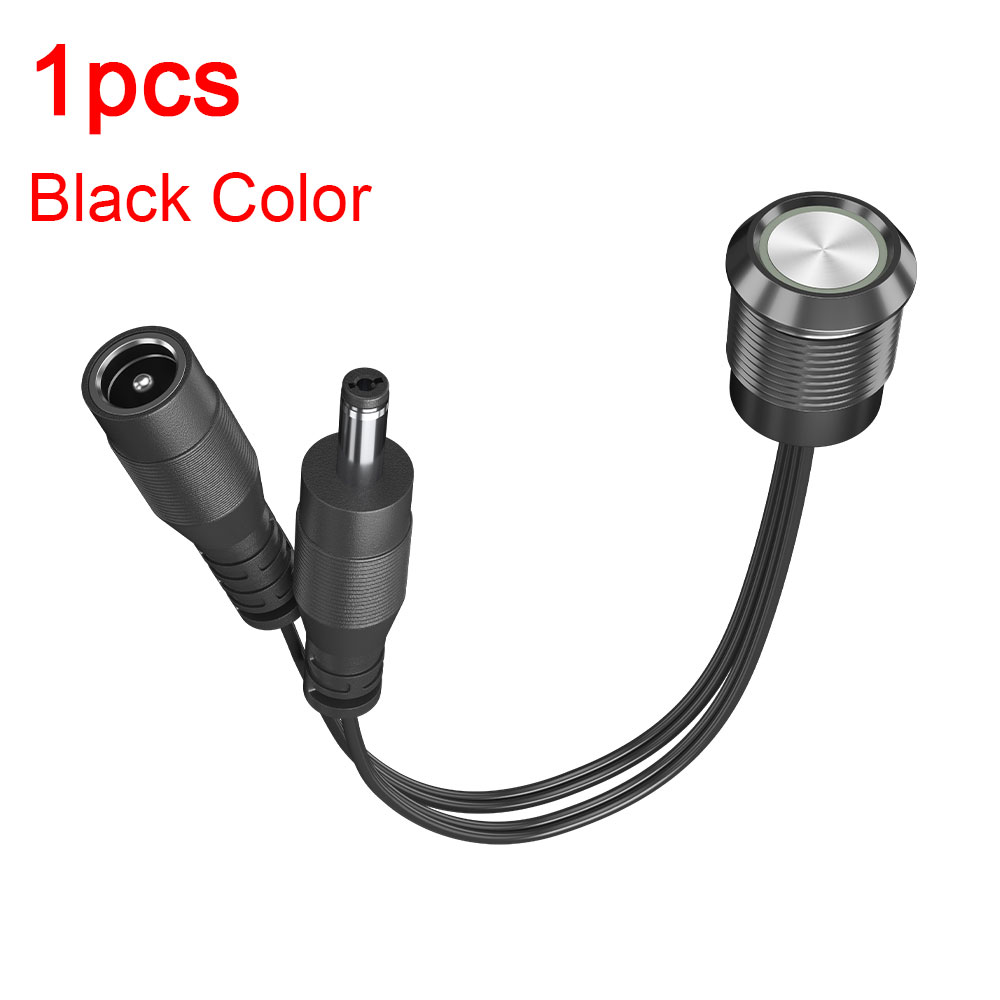 Mini Touch Dimmer LED Light Switch DC Connector 12V 24V Touch On/Off Controller for Cabinet Kitchen Light DIY: Beige