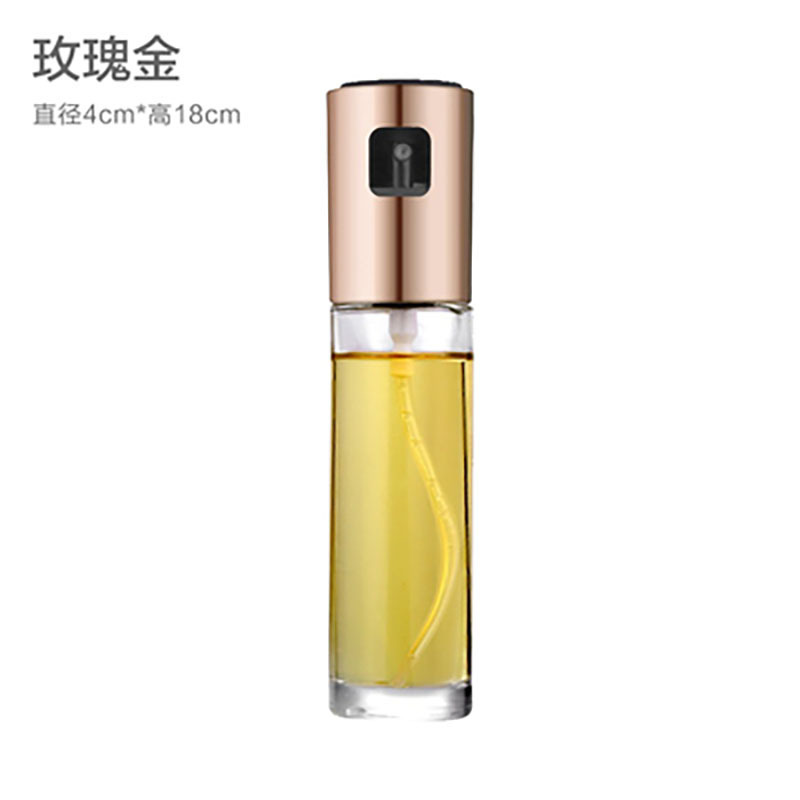 Bbq Kookgerei Gereedschap Keuken Rvs Olijfolie Spuitbusfles Pomp Olie Pot Lekvrije Grill Bbq Spuit Olie dispenser: Rose gold