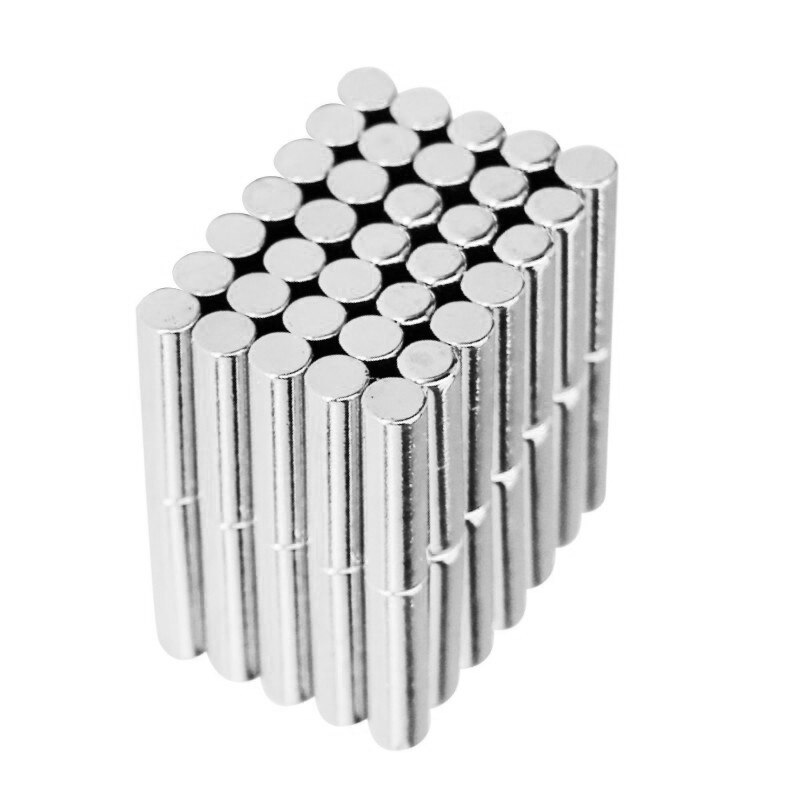 5 ~ 100 Stuks 5X20 Mm Zeldzame Aarde Magneten Diameter 5X20 Mm Kleine Ronde Magneten 5mm X 20 Mm Permanente Neodymium Magneten Sterke 5*20 Mm