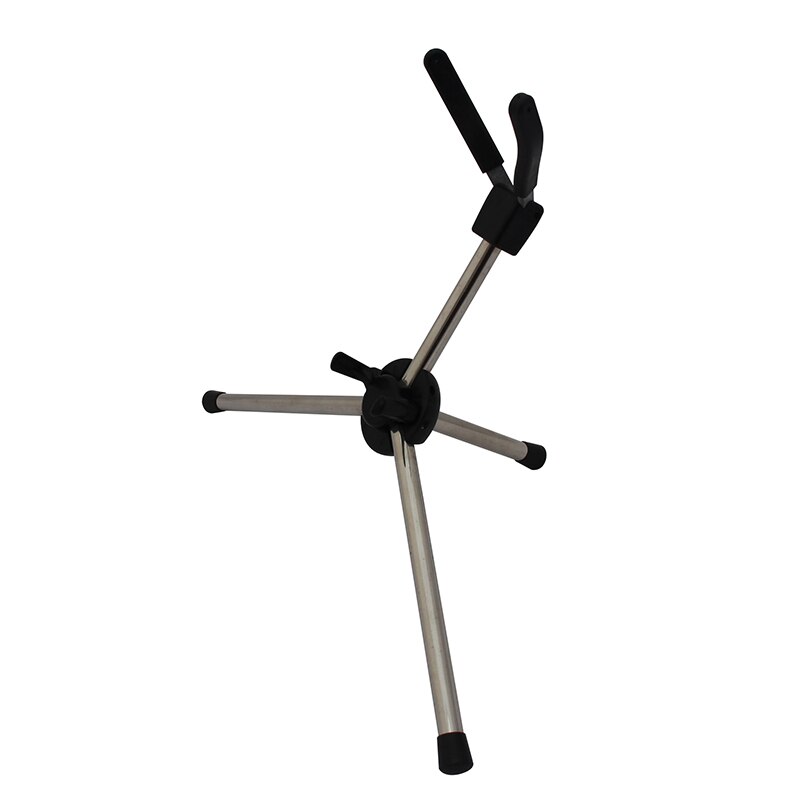 Soporte plegable saxofón Tenor Alto saxofón, accesorios para trípode, Saxofón portátil, soporte de pie de Metal con bolsa de transporte