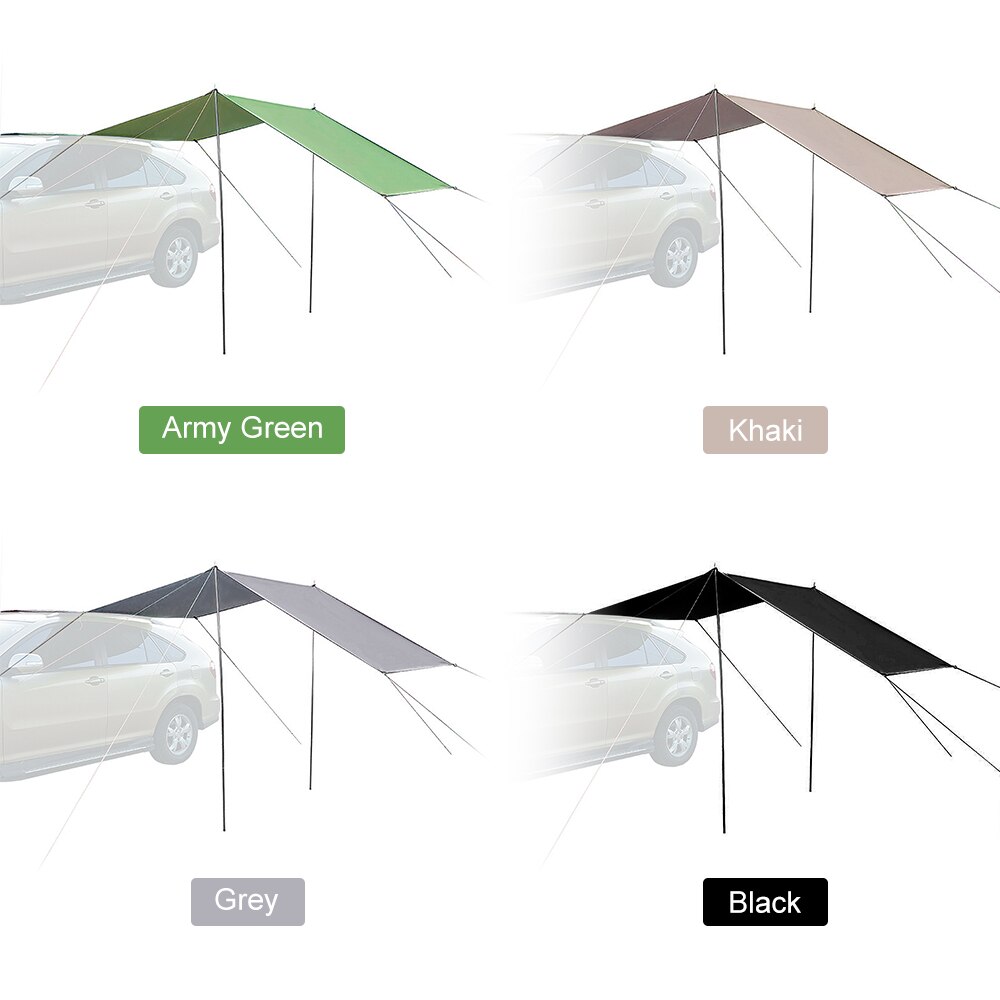 Auto Luifel Tent Dak Top Voor Suv Auto Outdoor Camping Reizen Strand Zonnescherm 210D Oxford Sunproof Regendicht Luifel