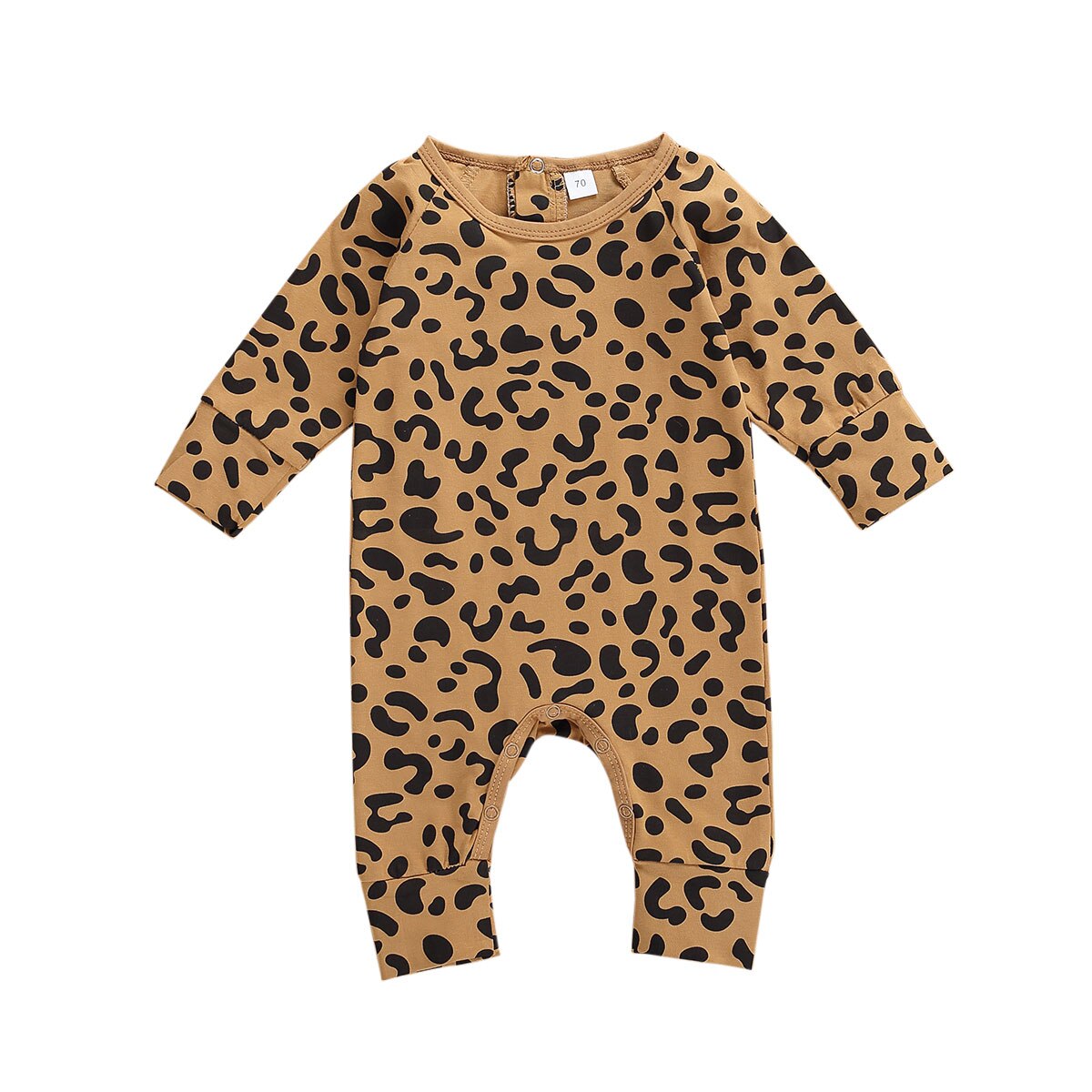 Cathery Baby Boy Girl Leopard Print Romper Jumpsuit Cheetah Clothes Unisex One-Piece Outfits Tutu Outfits: 6-9M