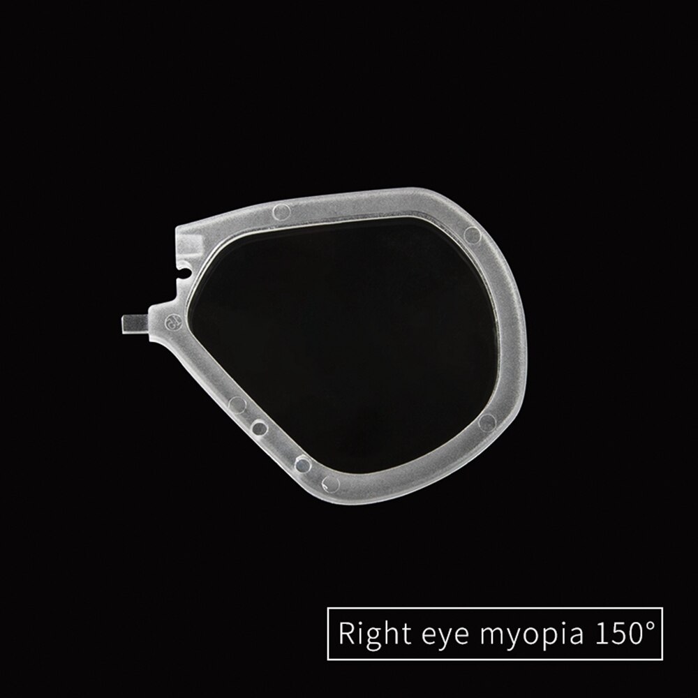 Detachable Snorkel Mask Myopia Lens For Copozz Model 4910 4100 Skuba Diving Mask Goggles Watersports Equipment: right myopia -150