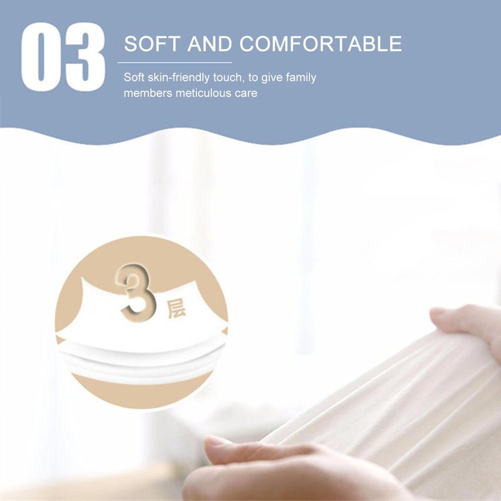 10pcs/lot Home 3-Layer Paper Towel For Office For Family Restaurant Classic Toilet Paper Household Toilet Paper Tissues