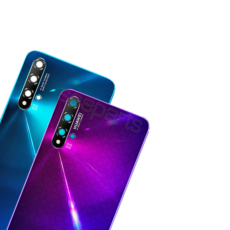 Funda trasera para Huawei Nova 5t, cubierta de batería para Honor 20 se, funda trasera para teléfono de repuesto, funda de batería para Huawei Honor 20se