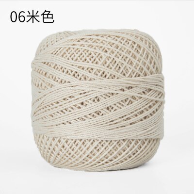 20g laine soie épaisse Crochet fil dentelle Wayuu sac main-bricolage Crochet été coton Fine laine à tricoter: 9
