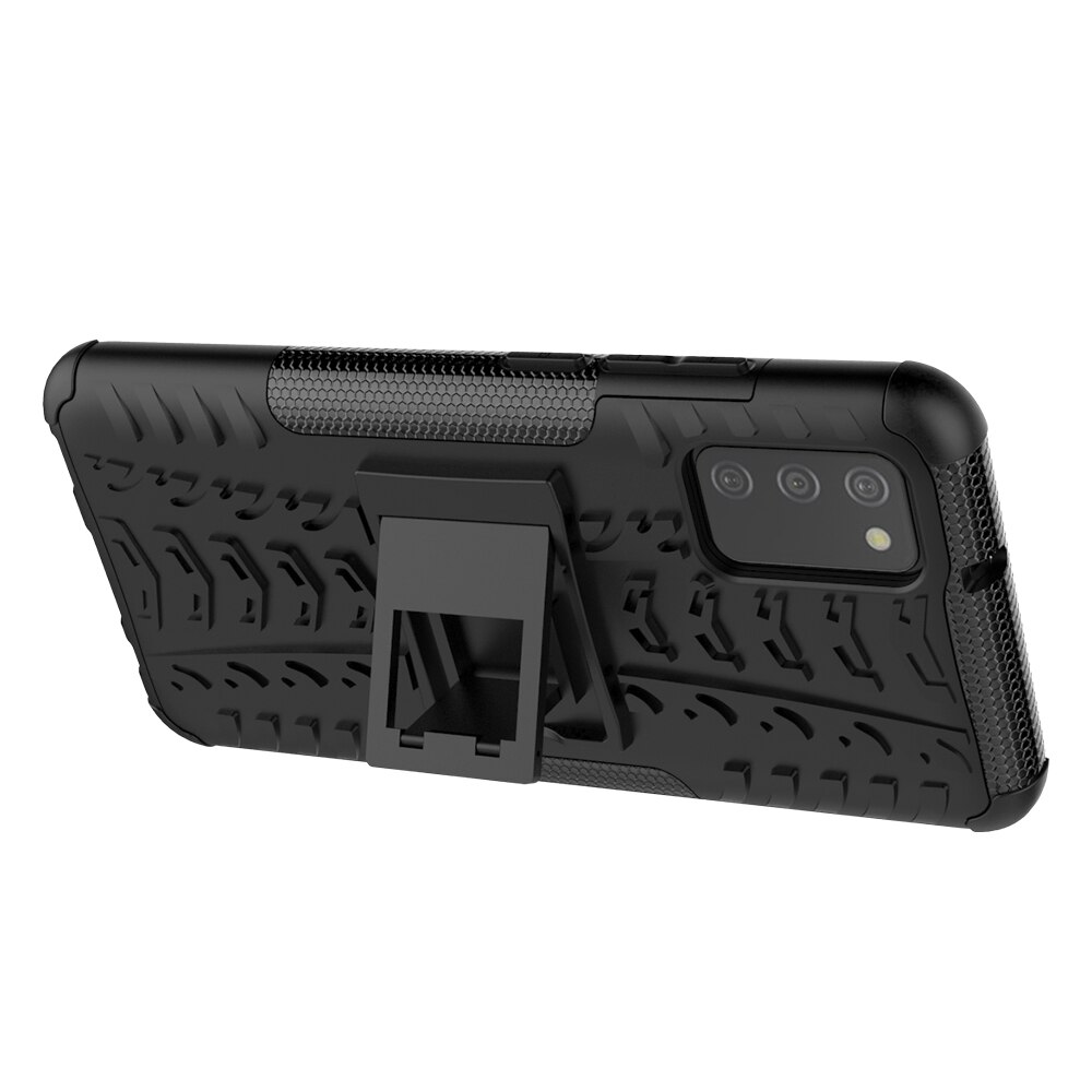 Coque rigide résistante aux chocs pour Samsung Galaxy A02s, étui de téléphone robuste, armure PC Funda Capa