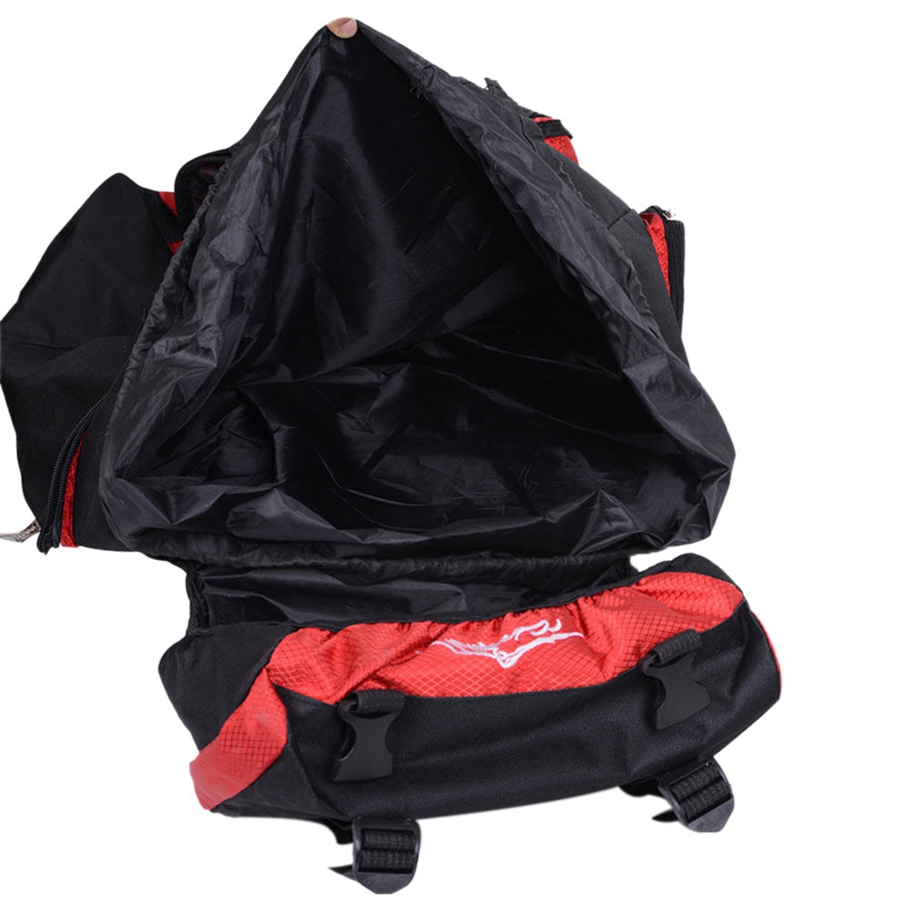 Unisex stor vattentät resa ryggsäck vandring camping ryggsäck vandring bagage väska sport resor 80l