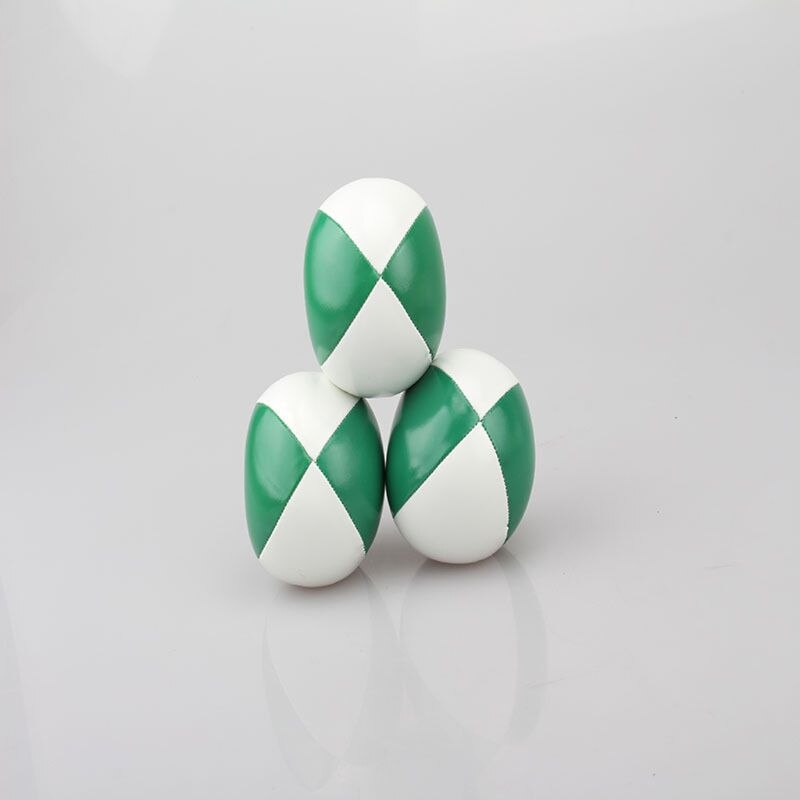 Palline da giocoliere per I Principianti Bambini e Professionale (Rosso Verde Blu)-Resistente Cuoio dell'UNITÀ di elaborazione & no Rimbalzo di Disegno Giocoleria impostato