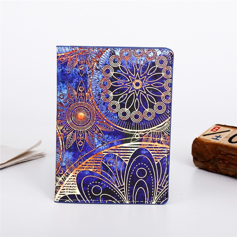 Sterrenhemel Passport Cover Vrouwen Mannen Pu Lederen Travel Portemonnee Landschap Paspoorthouder Hoge Quatity Case Voor Paspoorten: 4