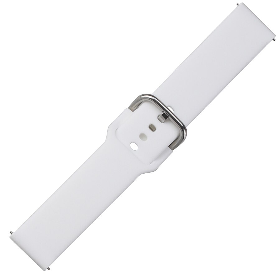 Watch Band for Xiaomi Haylou LS01 Strap Silicone Replacement Band Bracelet for Haylou LS01 Smart Watch Wristband Accessories: white