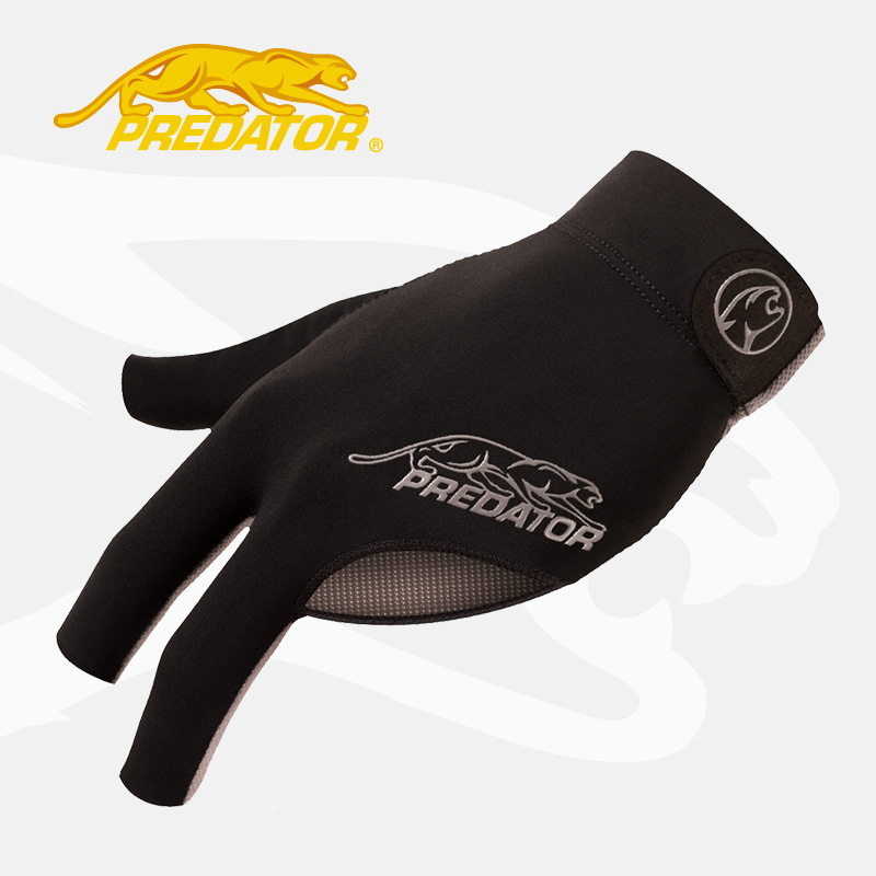 PREDATOR Pool Cue Snooker Cue Gloves Three-finger Mitts Non-slip Left-handed Comfortable Billiard Accessories