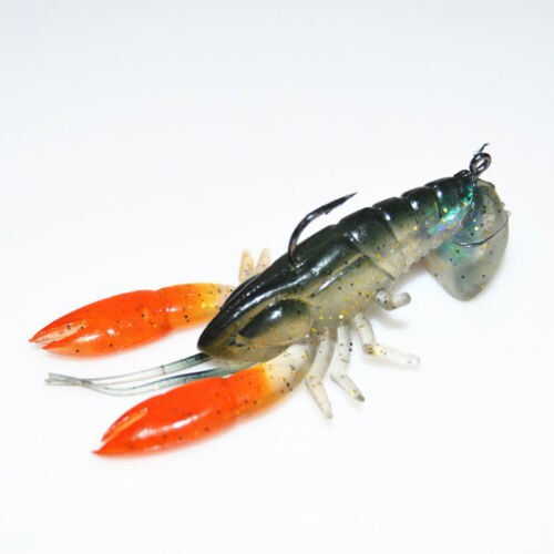 8cm 14g Soft Crawfish Shrimp Lobster Claw Bait Artificial Lure Swimbait O for Fishing enthusiasts