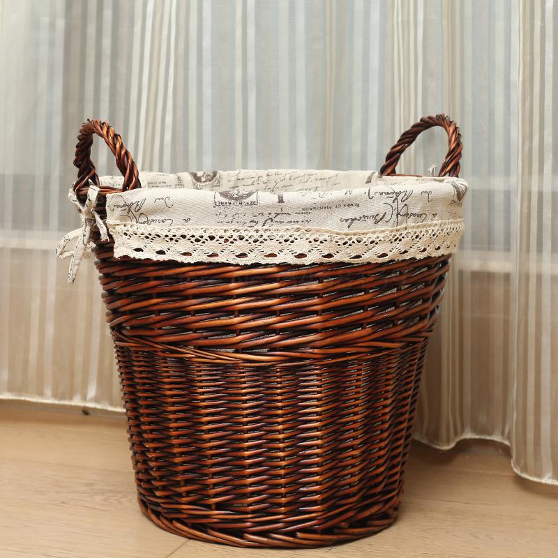 Vuile wasmand rotan opslag mand wasmand vuile kleren rotan met oren vuile kleren opslag wasmand emmer b: Old  farmer  2