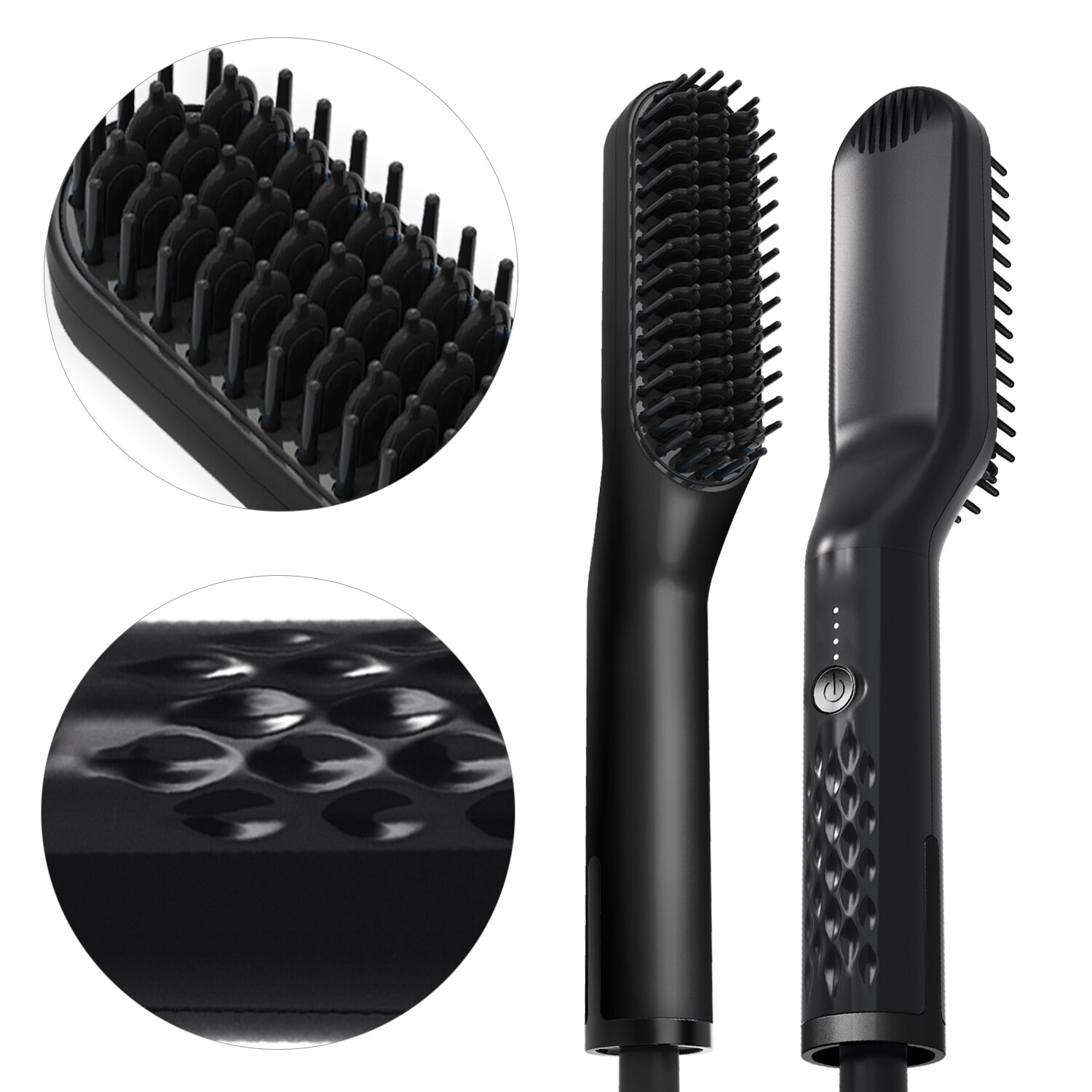 2 en 1 barbe et défriser les cheveux défrisant pour hommes et femmes rapide à chauffer les outils de coiffure