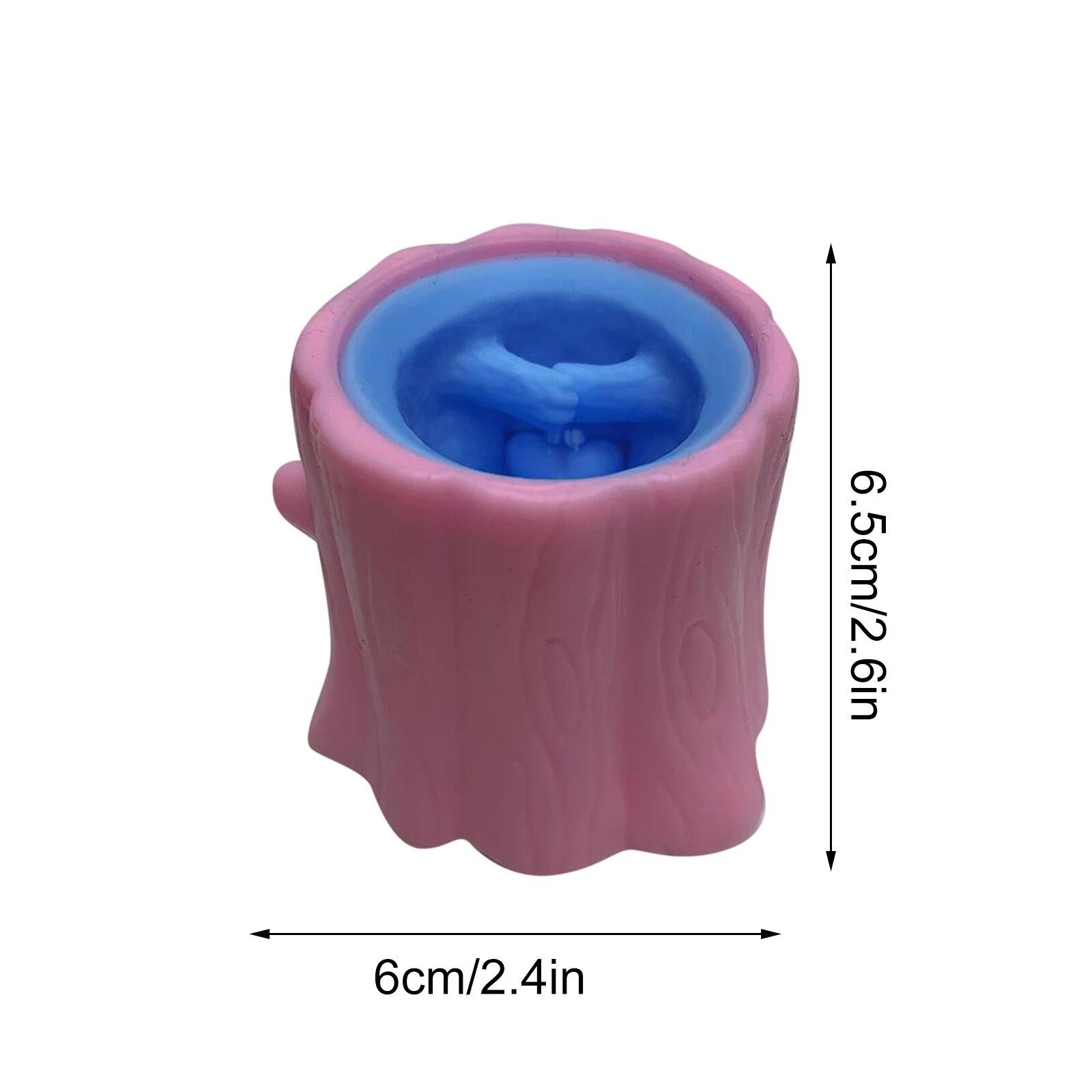 Color Squirrel Cup Office Decompression Squirrel Stump Stress Reliever Office Home Toys Fidget Toys Cup Strange Toys