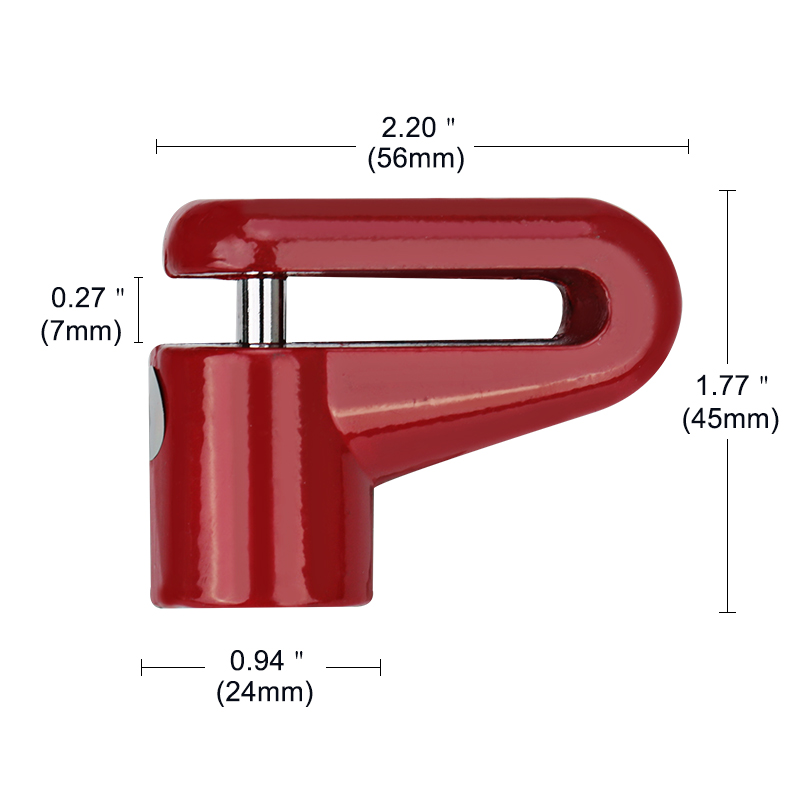 Motorcycle Lock Security Anti Theft Bicycle Motorbike Motorcycle Disc Brake Lock Theft Protection for Scooter Safety Bike Lock
