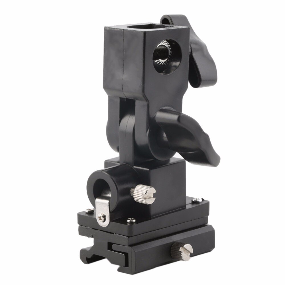 Universal E Type Camera Flash Speedlite Metal Mount Swivel Light Stand Bracket U