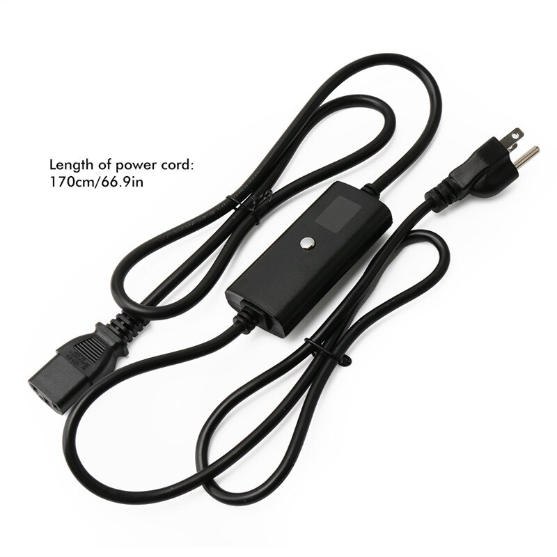 Smart Timing Power Cord 1.7M US Power Extension Cable Plug Standard Power Extension Cord