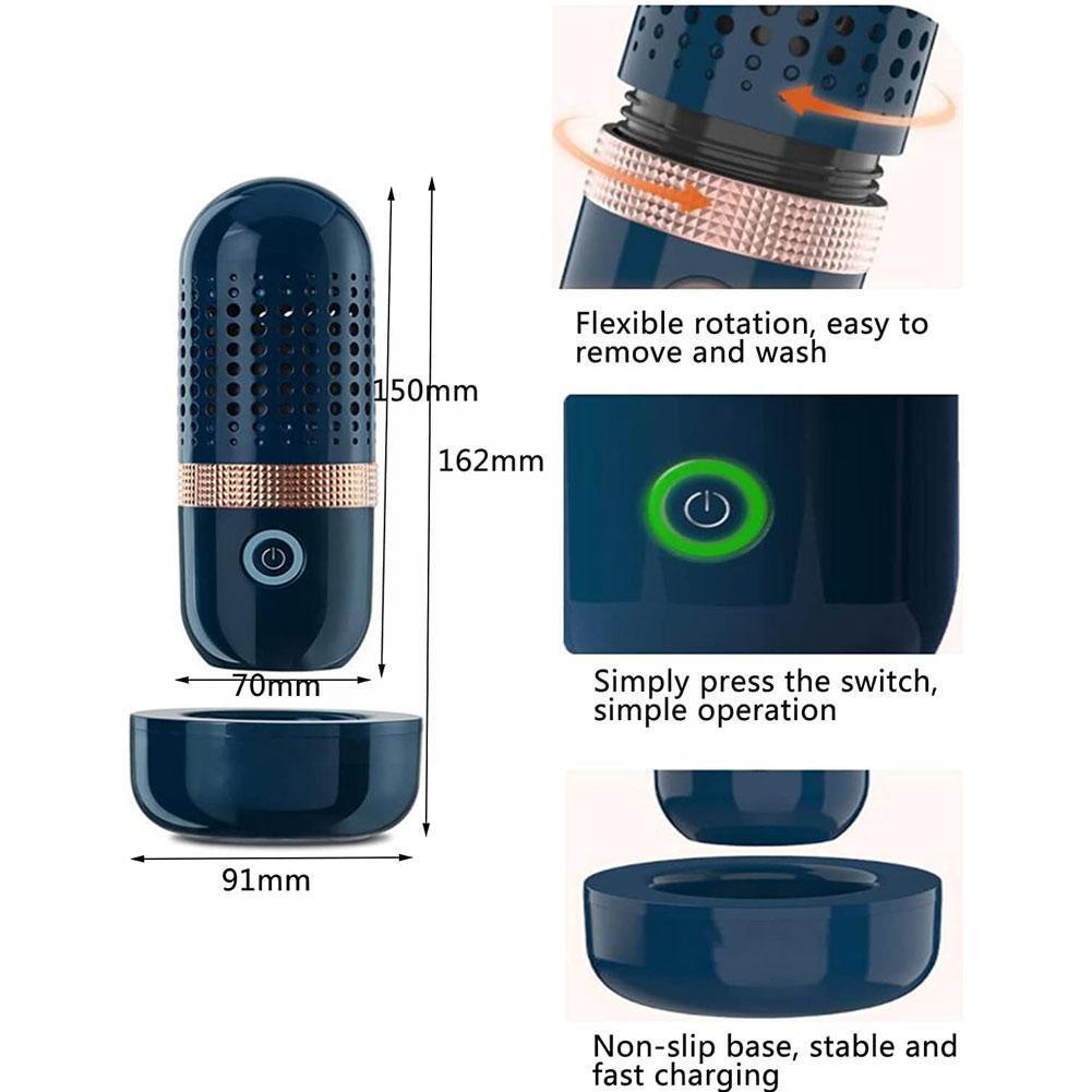 Capsule Shape Fruit Vegetable Washing Machine Portable Fruit Pesticide Purifier Vegetable Household Machin Wireless Disinfe W9x9